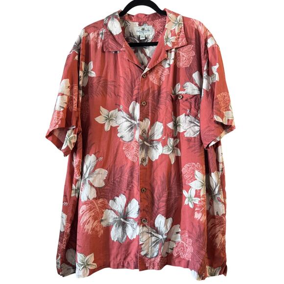 Island Shores 100% Washable Silk Hawaiian Shirt  XXL Tropical, Resort, Vacation - Picture 1 of 7